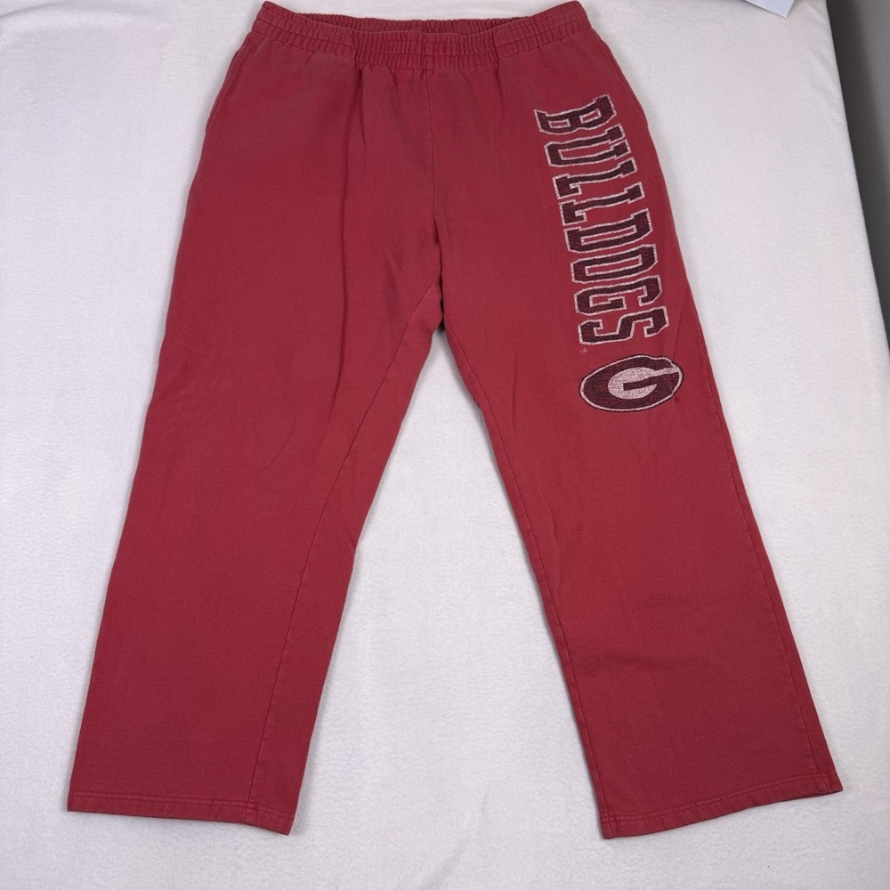 Georgia Bulldogs Colosseum Athletics Sweatpants Mens XXL Red UGA Lounge Pants